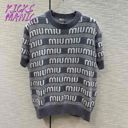 Miu Miu Knitted Short Sleeve