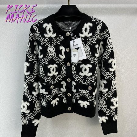 Chanel Round Collar Cardigan Sweater