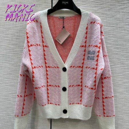 Miu Miu V-Neck Cardigan Sweater