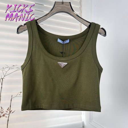 Prada Green Tank Top