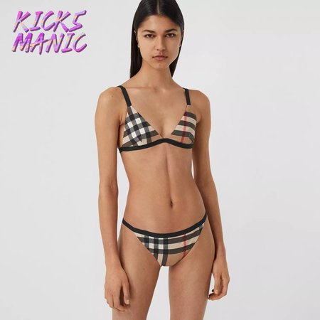 Burberry Streak Two-Piece Swimsuit