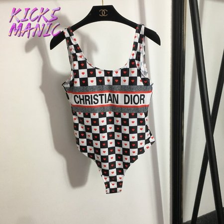 Dior Grid One-Piece Swimsuit