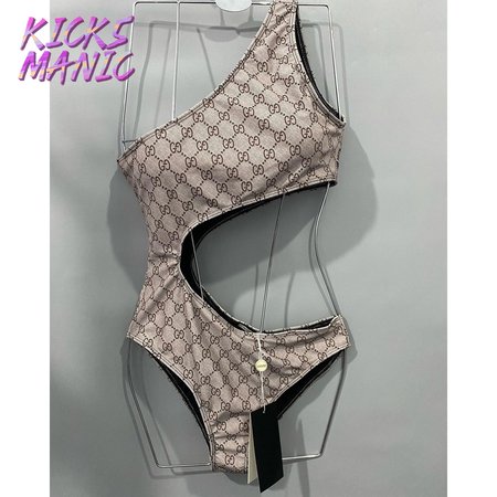 Gucci Waist-Revealing One-Piece Swimsuit