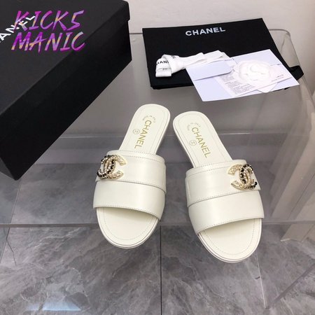 Chanel White Sandals 35-41