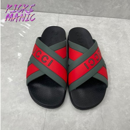 Gucci Web Slide Black Rubber 36-46