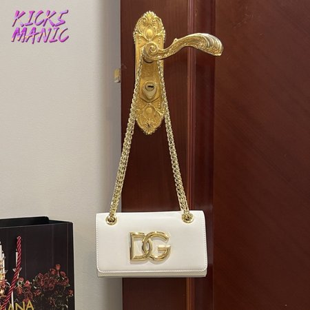 Dolce & Gabbana Polished Calfskin 3.5 Phone Bag