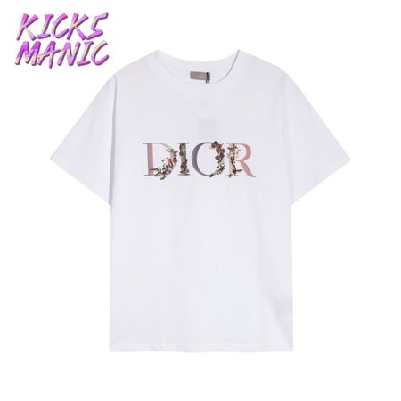 Dior Floral Logo T-shirt Men's White