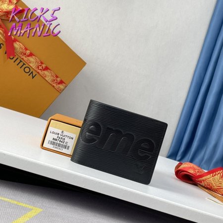 x supreme slender wallet epi black