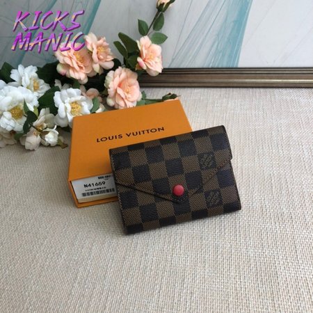 wallet victorine monogram fuchsia lining