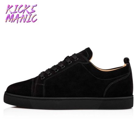 Christian Louboutin Black Louis Junior Sneakers