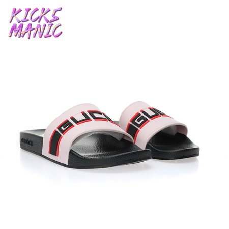 Gucci Stripe Slide White
