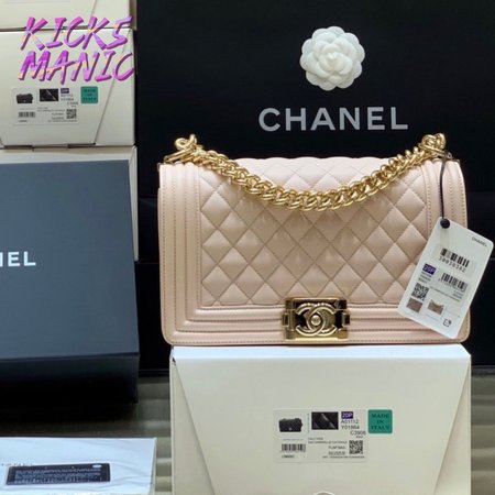 Chanel Boy Flap Quilted Diamond Bag