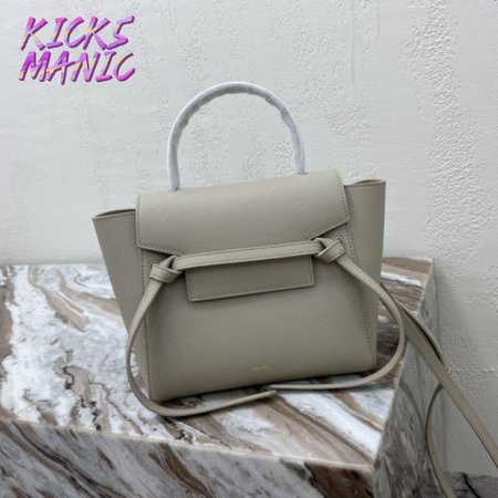 Celine Belt Nano Bag In Grained Calfskin