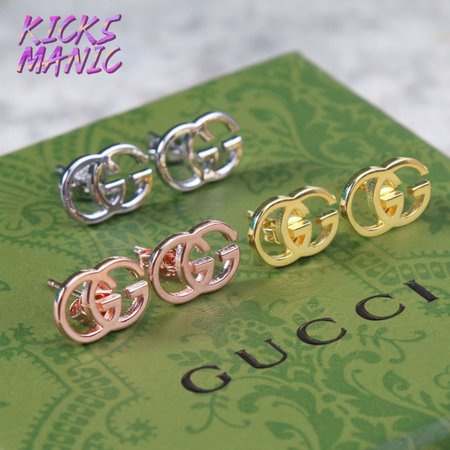 GUCCI GG Tissue Gold Earrings