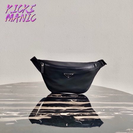 Prada Re-Nylon and Saffiano Leather Belt Bag