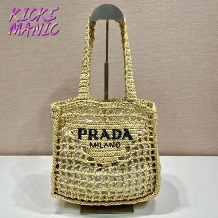Prada Crochet Tote Bag