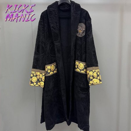 Versace Baroque Cotton Terry Bathrobe