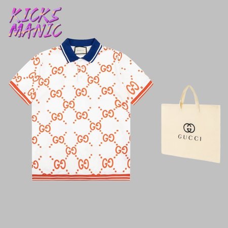 Gucci Baby GG Cotton Polo Shirt
