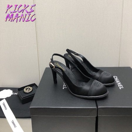 Chanel Open Toe Casual Style Plain Pin Heels Party Style