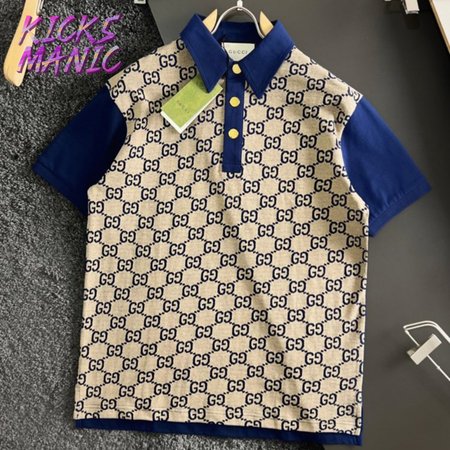 Gucci Beige GG Polo