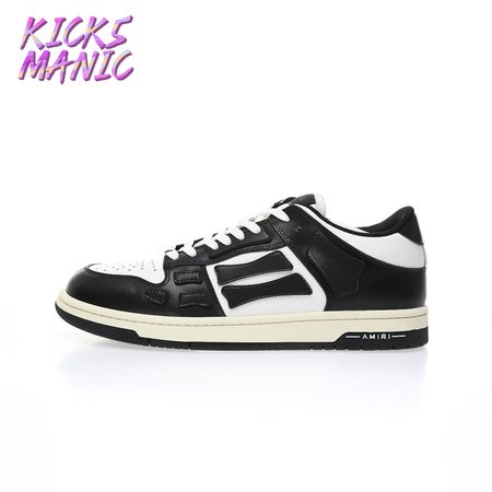 Amiri Skel Top Low Black White Sneaker