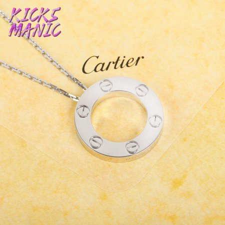 Cartier Love Necklace - 18k White Gold