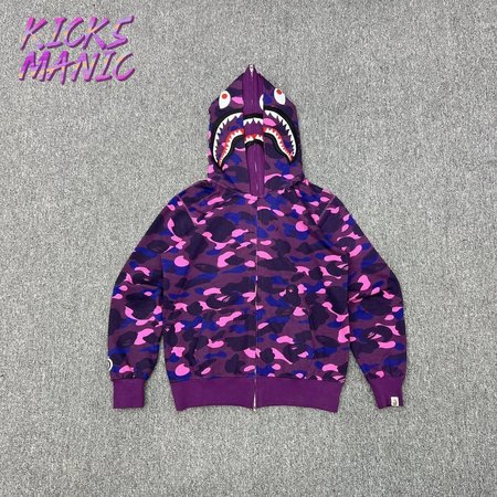 Bape Hoodie Shark Camo Print