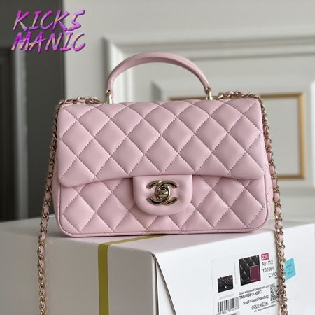 Chanel 22P Light Pink Caviar Coco Handle Bag