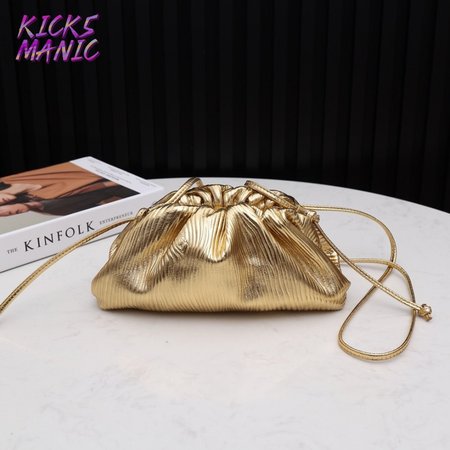 Bottega Veneta Mini Pouch Gold