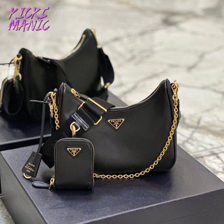 Prada Re-Edition 2005 Saffiano Leather Bag Black 1BH204