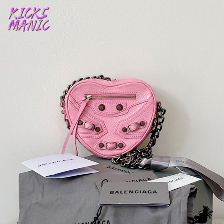Balenciaga Le Cagole Heart Mini Bag In Pink 5812