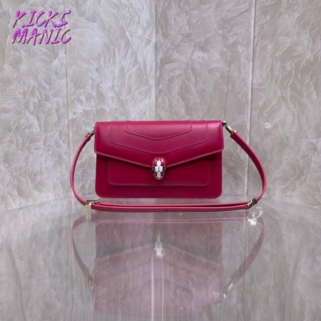 Bvlgari Serpenti Forever East-West Shoulder Bag Red 292525