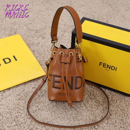 Fendi Mon Tresor Brown Leather Mini-Bag 8BS010AC9LF0QVK