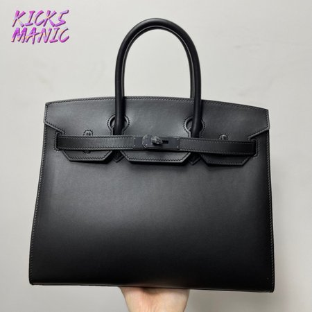 Hermes Birkin 35cm SO Black Box Black Hardware