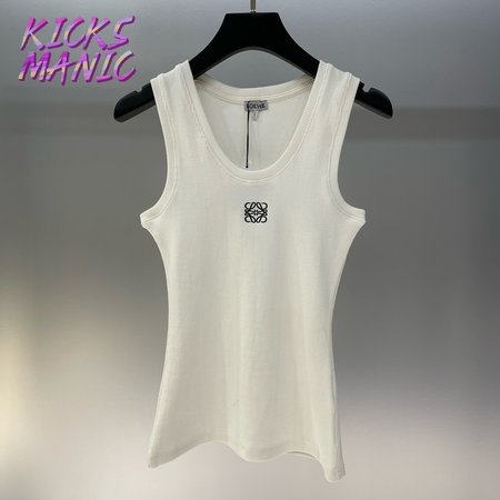 Loewe Cotton Anagram Tank Top White