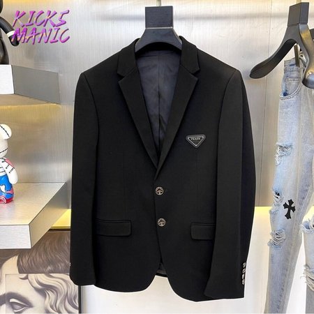 Prada Single-breasted Wool Jacket 48-56